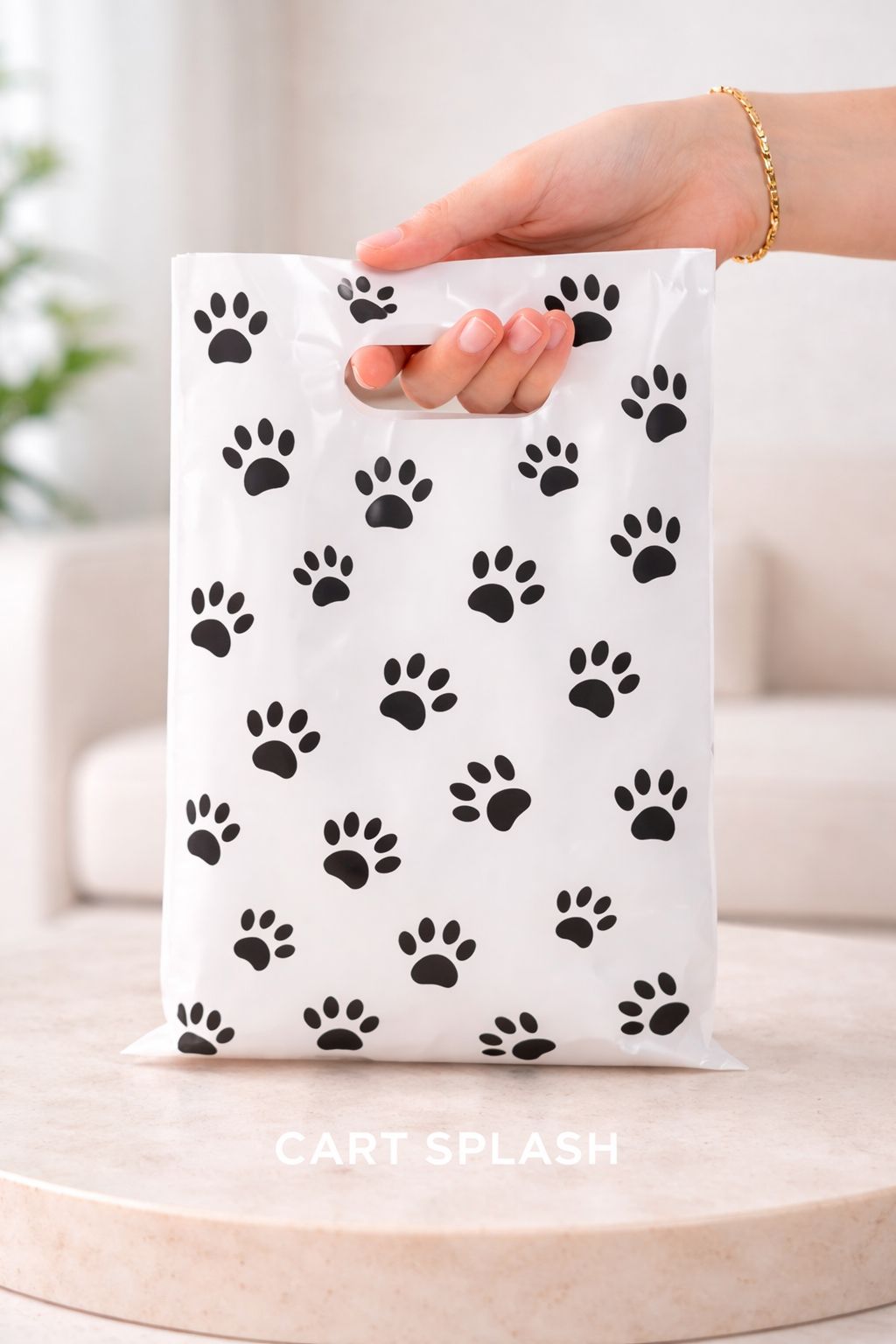 25 pcs Paw Print Gift Bag