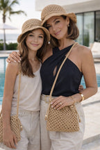 Handcrafted Woven Design with Tassel Detail and Adjustable Rope Strap for Stylish Everyday Use
