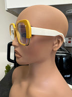 Large Rims Fashion Glasses High Quality Design Sense.All-Match Glasses for Women & Men.