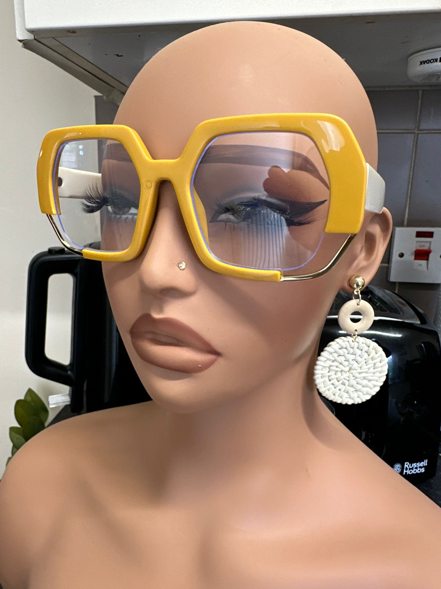 Large Rims Fashion Glasses High Quality Design Sense.All-Match Glasses for Women & Men.